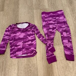 Little Sleepies Pink and Purple Camouflage Kids Pajamas